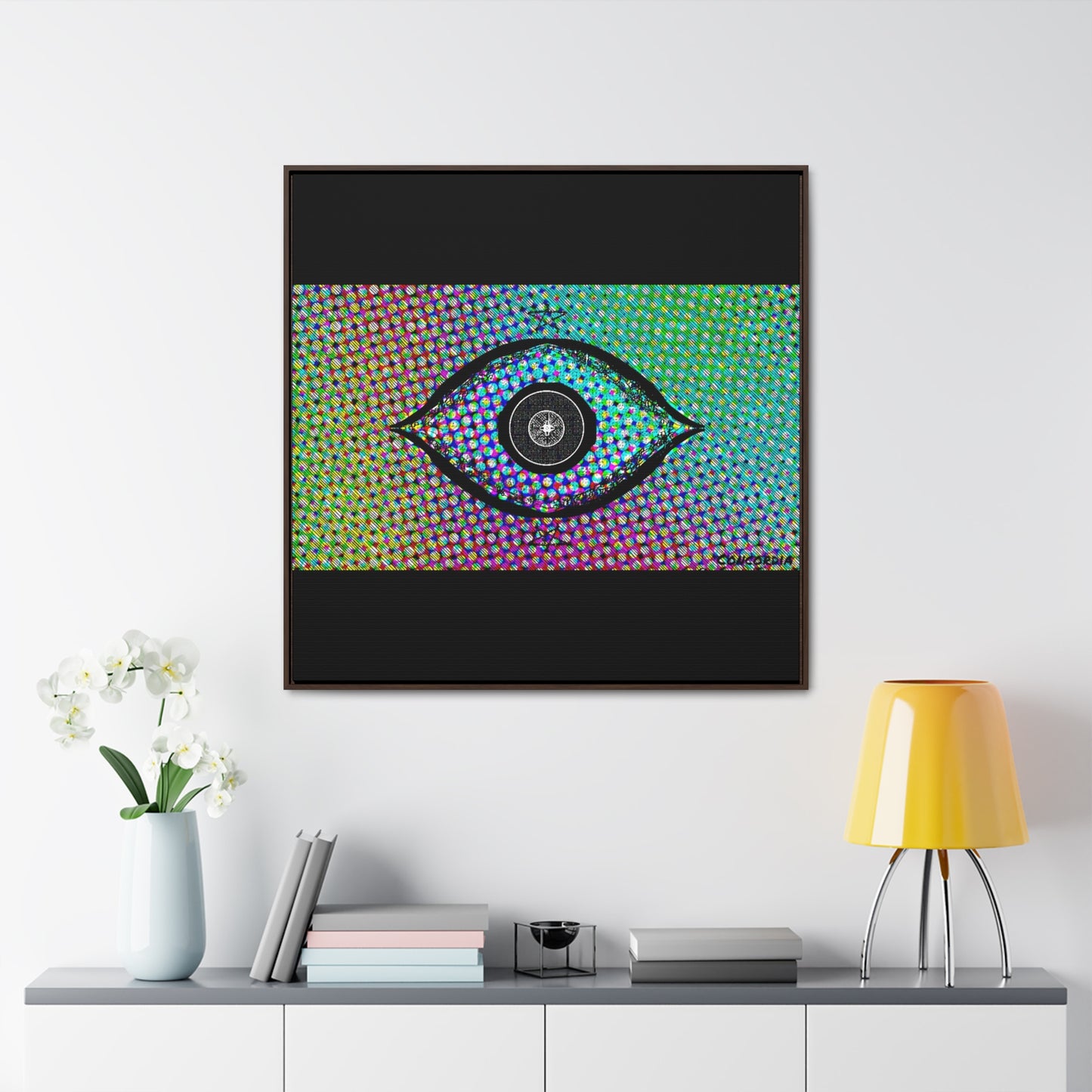 "The Eye" - Gallery Canvas Wraps, Square Frame - Premium Canvas from Concordia Style Boutique - Just $106.56! Shop now at Concordia Style Boutique