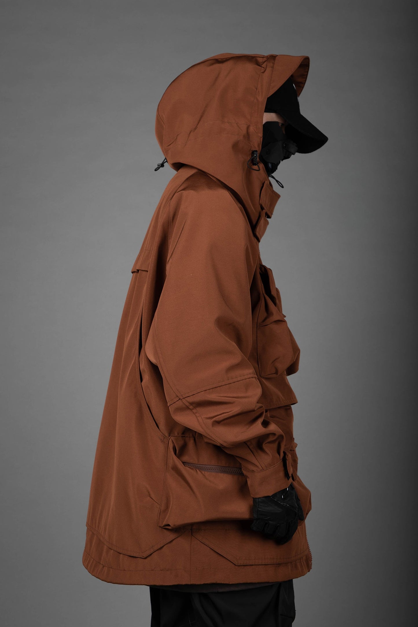 HiJ25 Brown Storage X Tech Jacket - Concordia Style Boutique