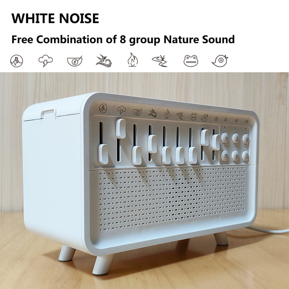 White noise sleep aid device with Bluetooth speaker