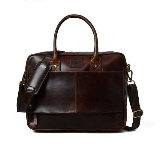 Crimson Contemporary Briefcase - Concordia Style Boutique