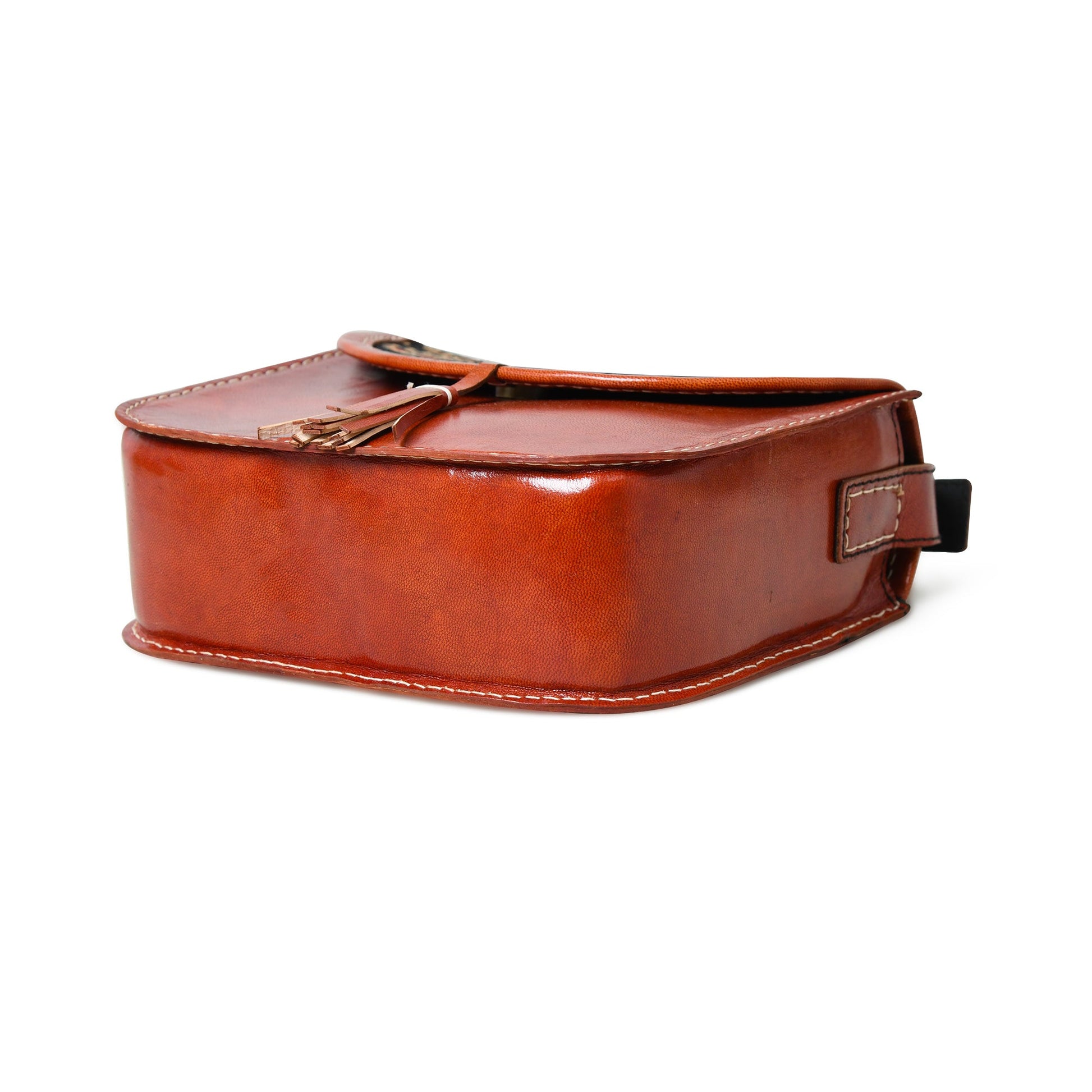 Astounding Ajrakh Ethnic Satchel - Concordia Style Boutique