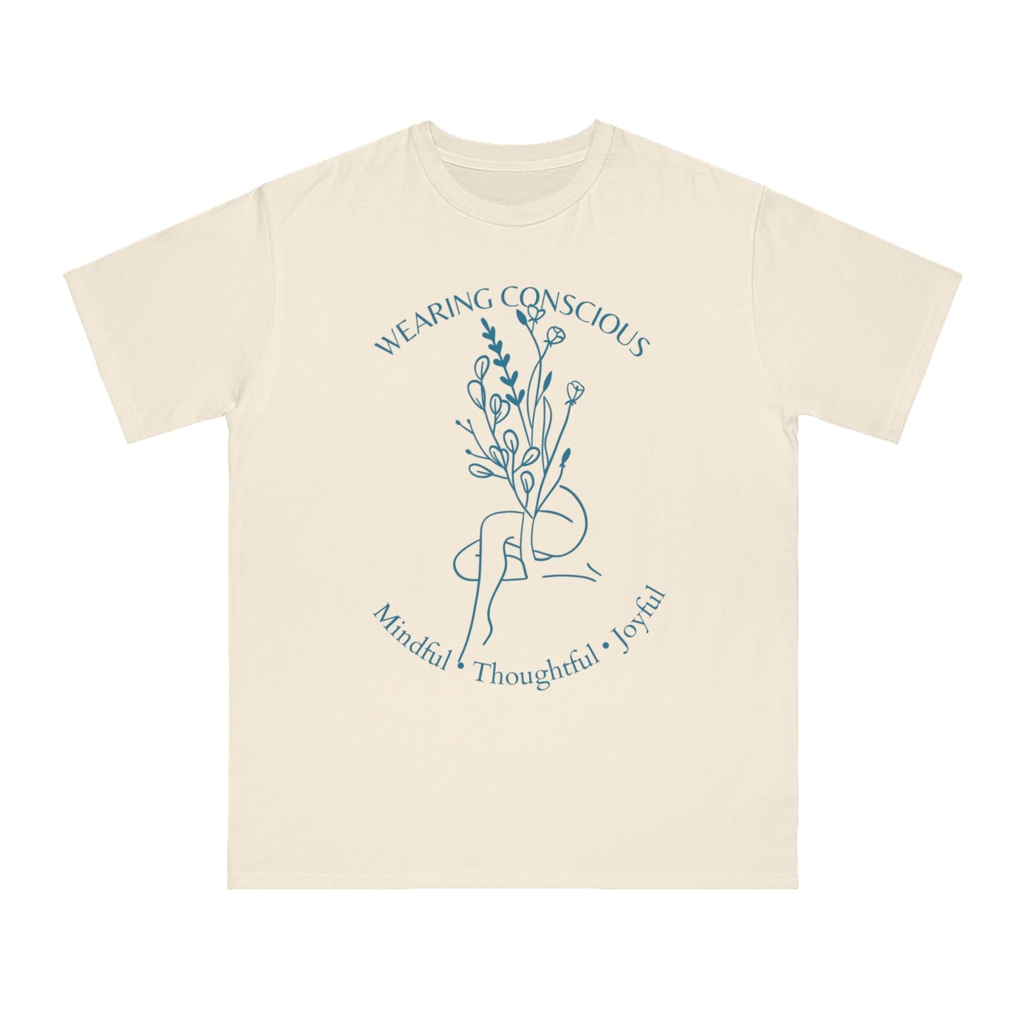 Mindful Thoughtful Joyful Organic Unisex T-Shirt