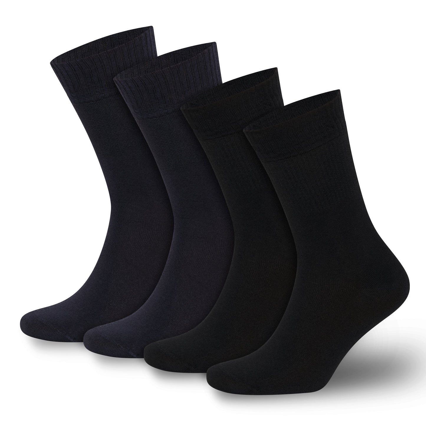 Men’s & Women’s Bamboo Diabetic Crew Socks 4-Pack