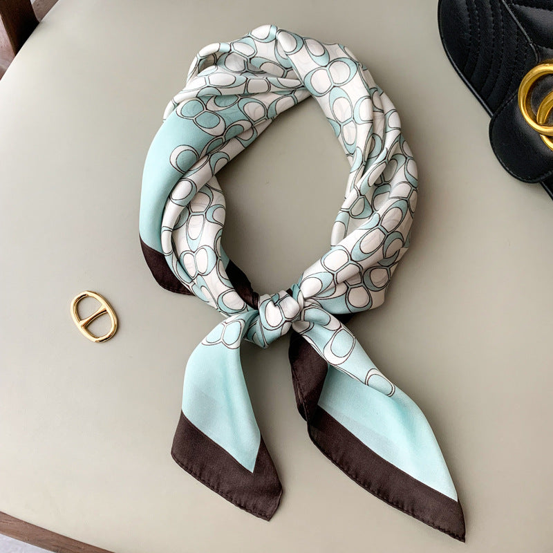 Silk Scarf -Small Square Scarf - Silk Scarf - Premium scarf from erDouckan - Just $17.65! Shop now at Concordia Style Boutique