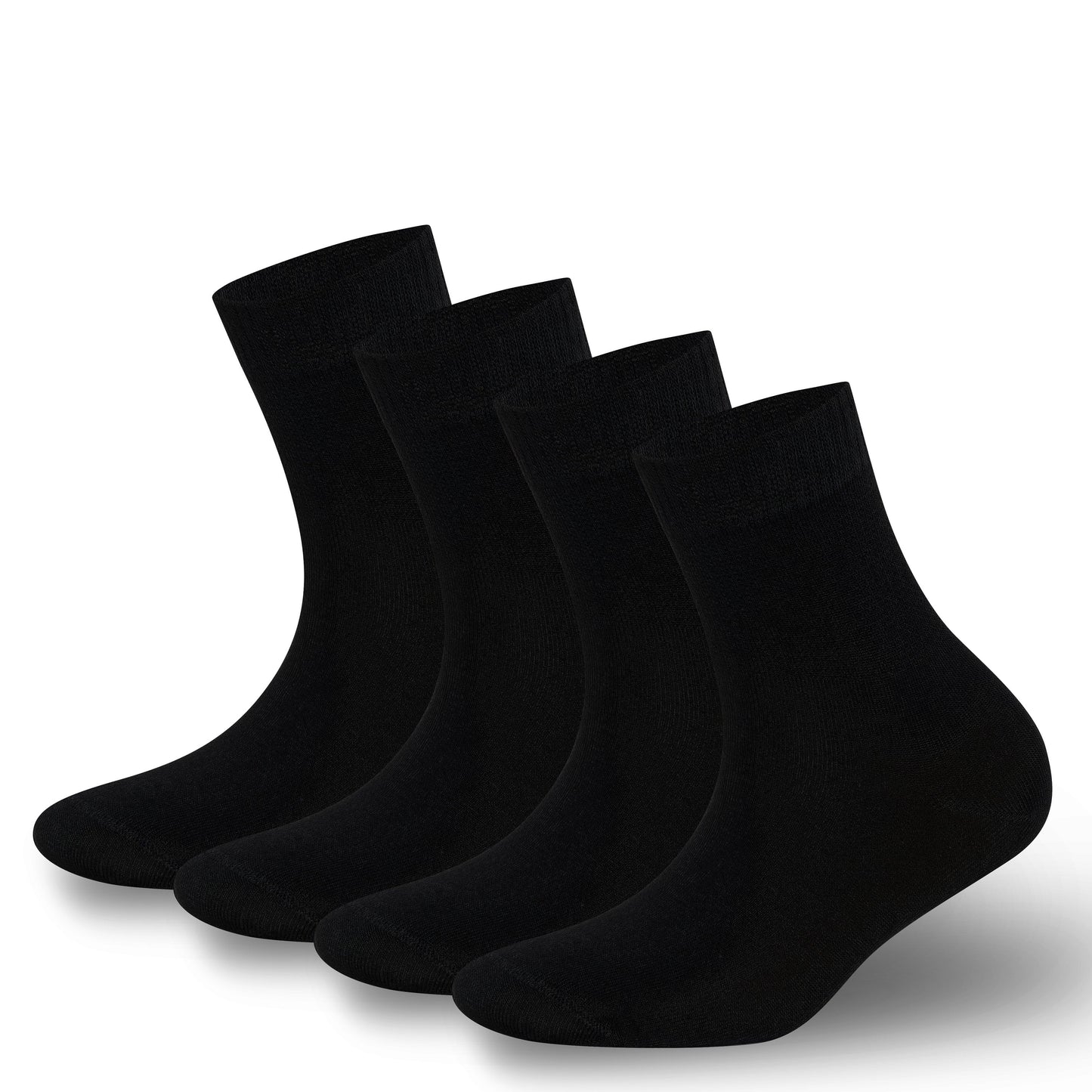 Men’s & Women’s Bamboo Diabetic Ankle Socks 4-Pack