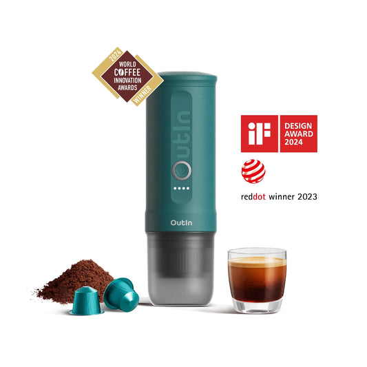 Nano Portable Espresso Machine (OutIn Teal) - Concordia Style Boutique