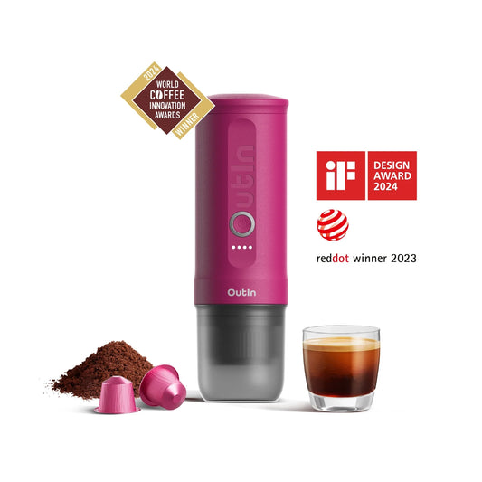 Nano Portable Espresso Machine (Fuchsia Pink) - Concordia Style Boutique