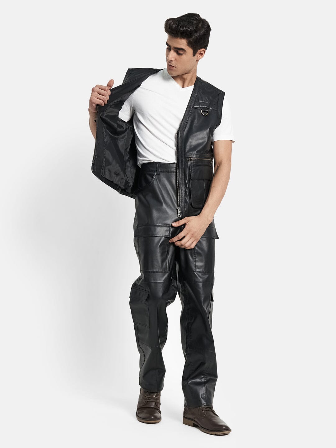 Lambskin Leather Vest - Concordia Style Boutique