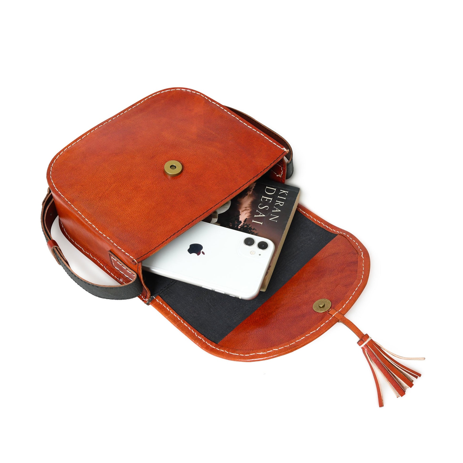 Astounding Ajrakh Ethnic Satchel - Concordia Style Boutique