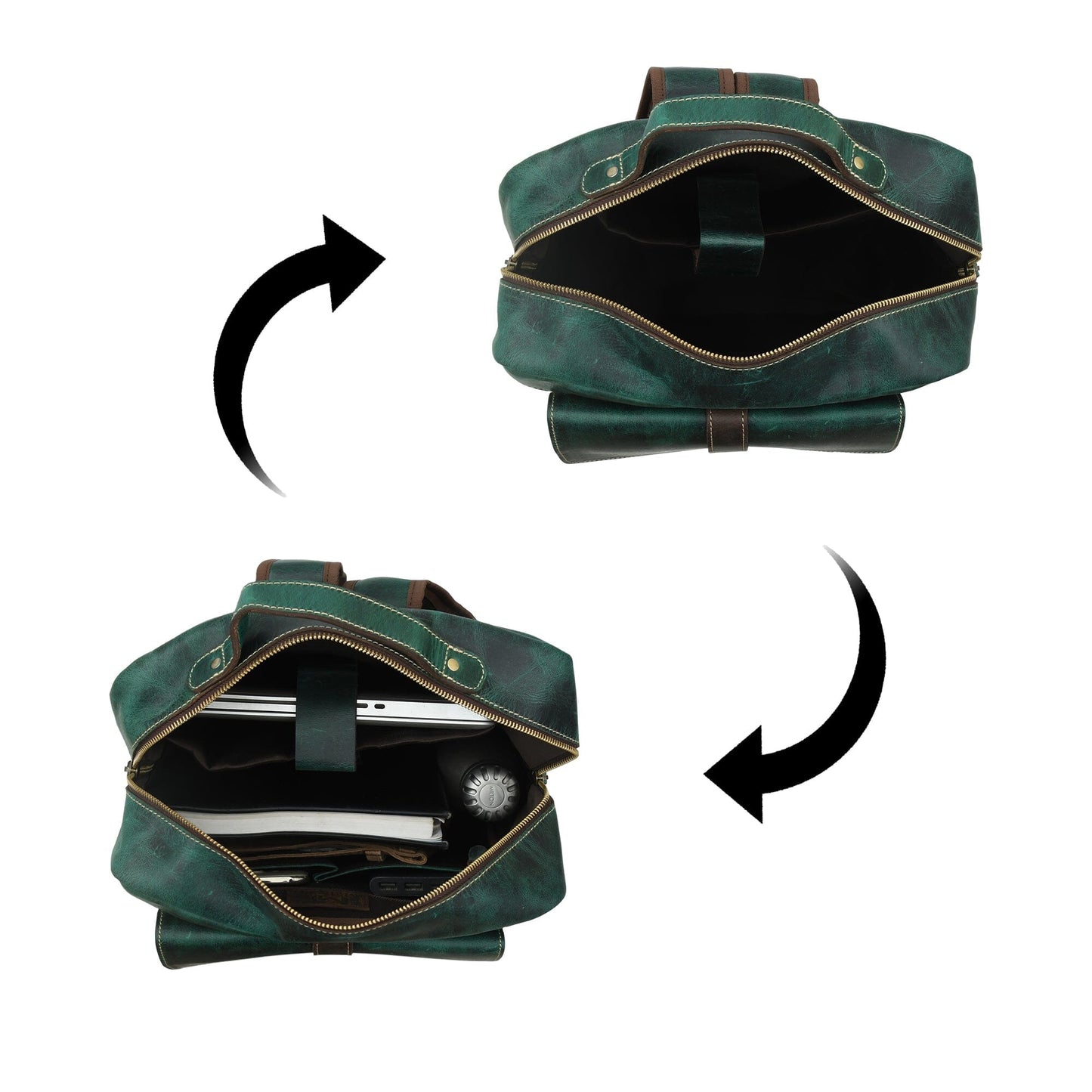 Greenfield Leather Backpack - Concordia Style Boutique