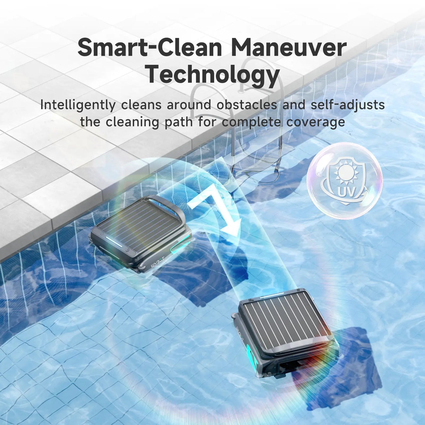 WYBOT F1 Pool Skimmer Solar Powered Robotic Cleaner