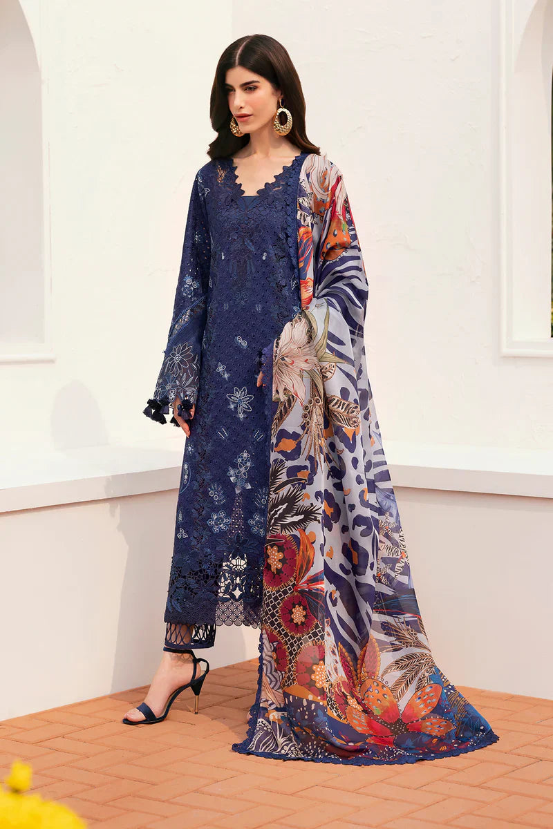 Baroque - BEL-25-D07 3 Piece Embroidered Stitched Lawn Suit