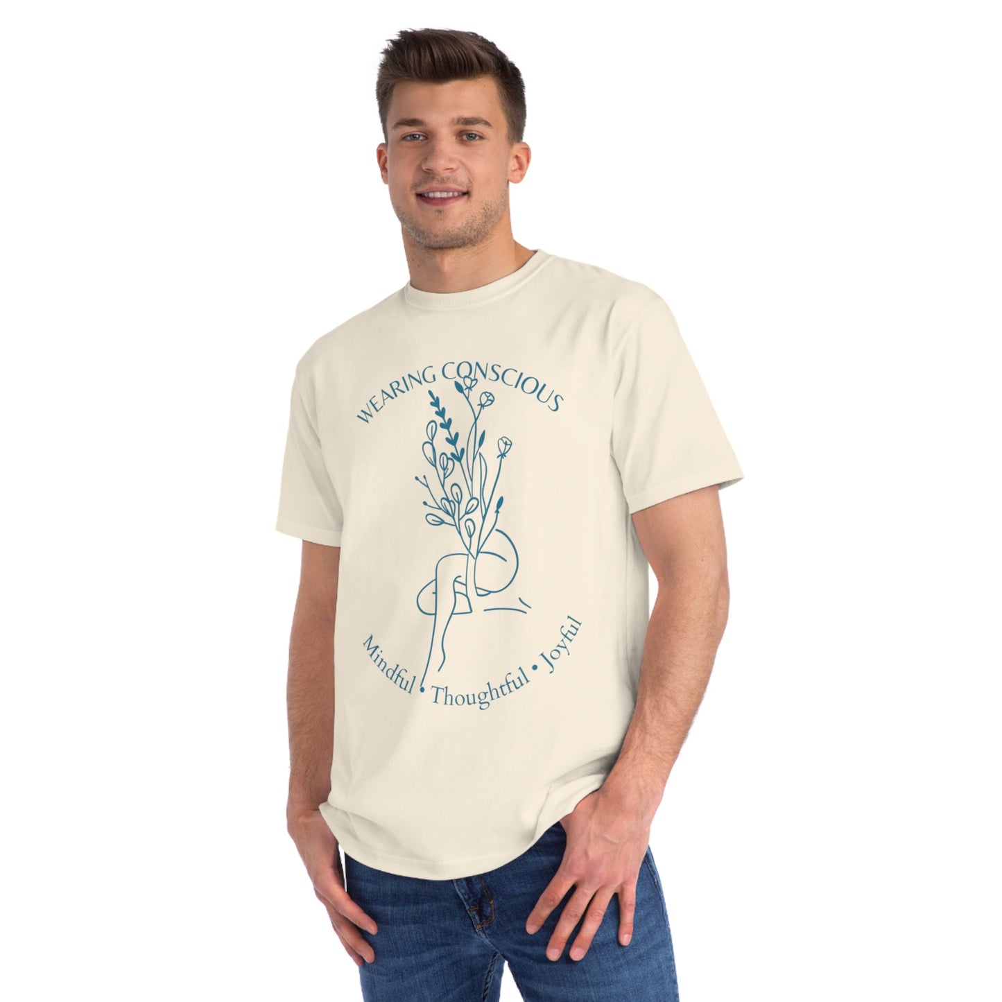 Mindful Thoughtful Joyful Organic Unisex T-Shirt