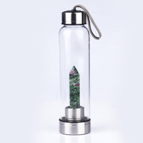 Pure Essence Natural Stone Infused Water In Glass Bottle - Premium Natural Stone Infused Water In Glass Bottle from Concordia Style Boutique - Just $41.80! Shop now at Concordia Style Boutique