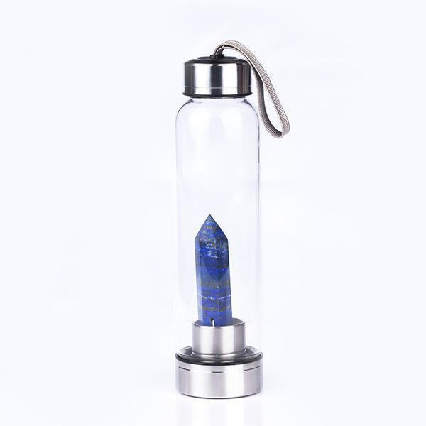 Pure Essence Natural Stone Infused Water In Glass Bottle - Premium Natural Stone Infused Water In Glass Bottle from Concordia Style Boutique - Just $41.80! Shop now at Concordia Style Boutique