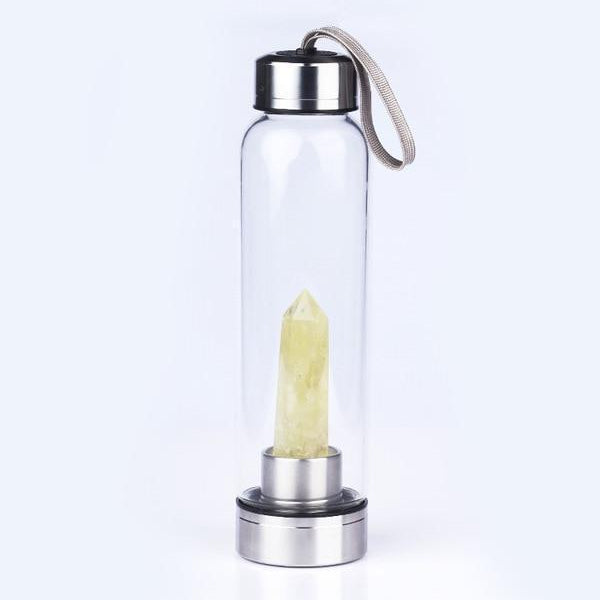 Pure Essence Natural Stone Infused Water In Glass Bottle - Premium Natural Stone Infused Water In Glass Bottle from Concordia Style Boutique - Just $41.80! Shop now at Concordia Style Boutique