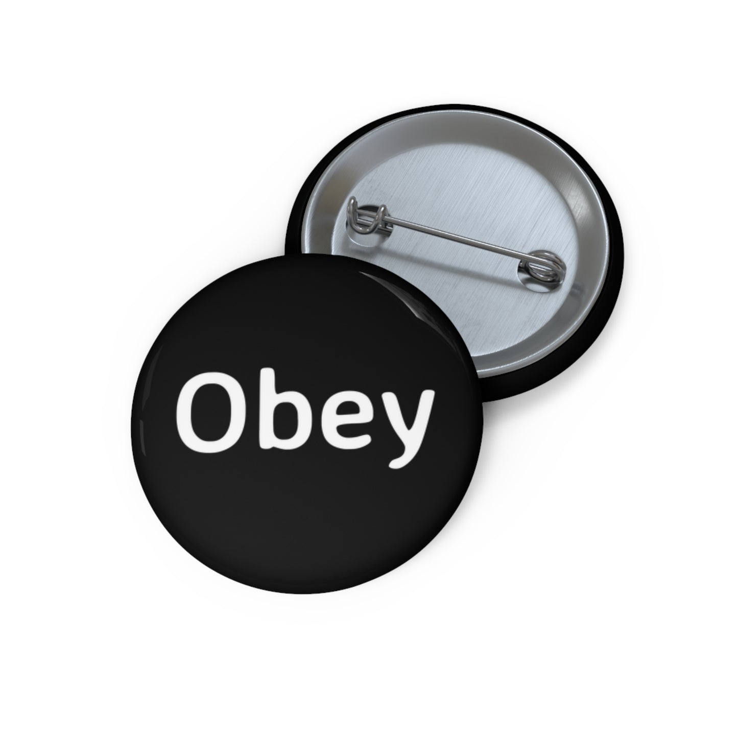 Obey - Pin Button - Premium Accessories from Printify - Just $8.28! Shop now at Concordia Style Boutique