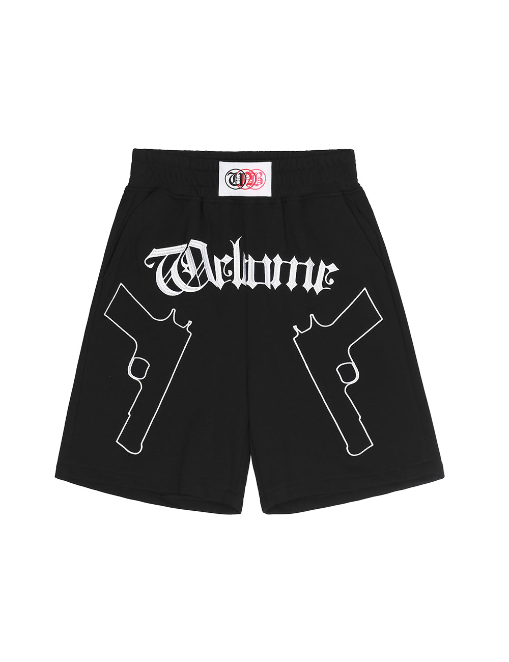 Double Pistols Embroidery Shorts - Concordia Style Boutique