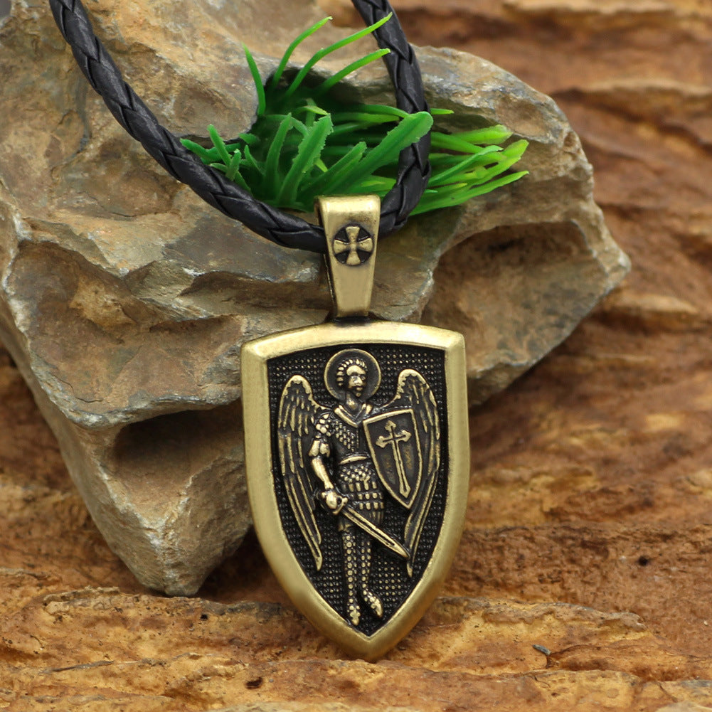 Saint Michael Archangel Pendant Necklace - Premium Saint Michael Archangel Pendant Necklace from Concordia Style Boutique - Just $6.48! Shop now at Concordia Style Boutique