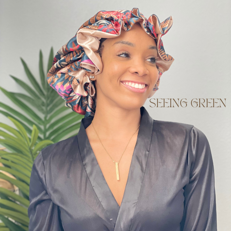 Good Vibes Only All Satin Bonnet