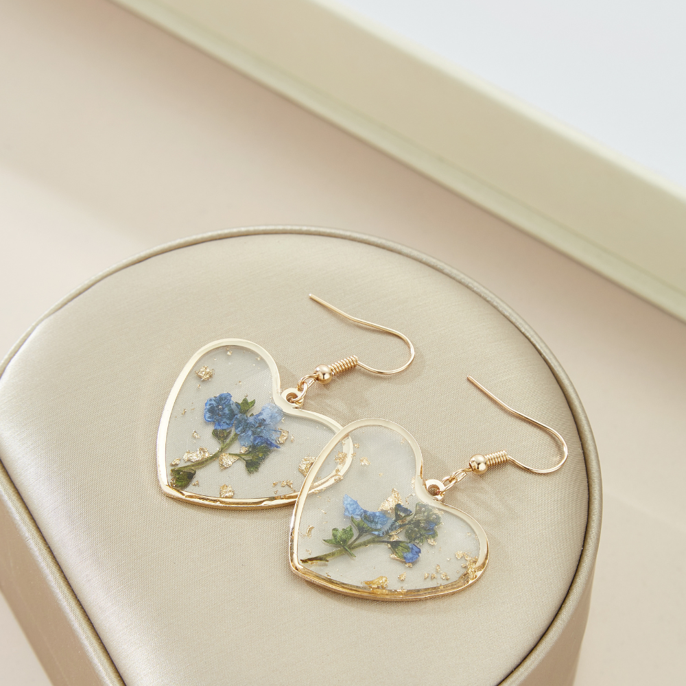 BLOSSOM HEART EARRINGS (PAIR) - Concordia Style Boutique