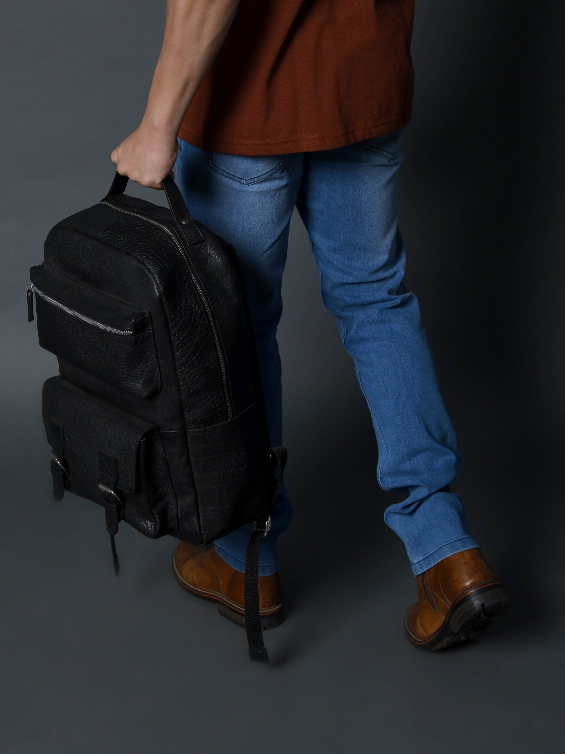 NoirTrek Leather Backpack 2.0 - Concordia Style Boutique