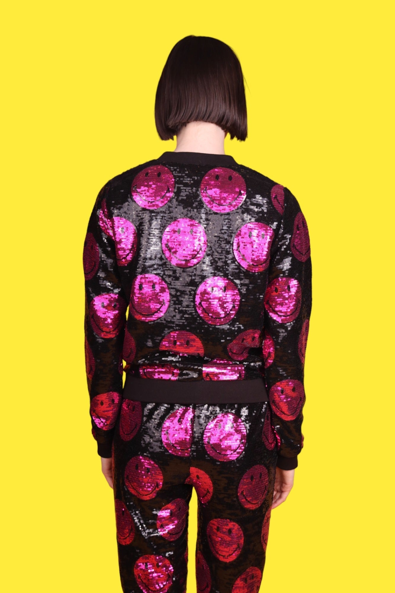 "Any Old  Iron" - x Smiley Pink Bomber Jacket - Premium Clothing from Any Old Iron - Just $300! Shop now at Concordia Style Boutique