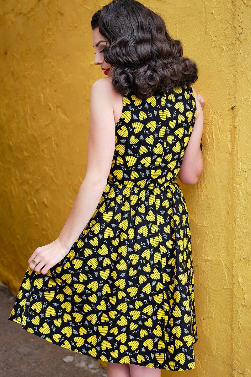 Honey Hives Vintage Dress - Concordia Style Boutique