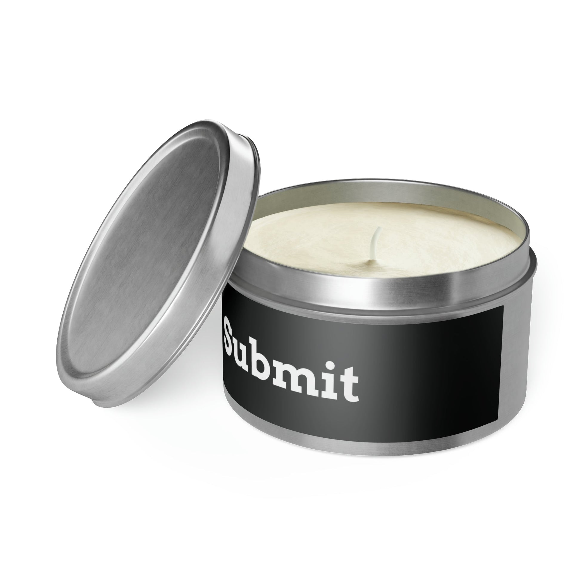 Tin Candle - Submit - Premium Tin Candle from Concordia Style Boutique - Just $9.33! Shop now at Concordia Style Boutique