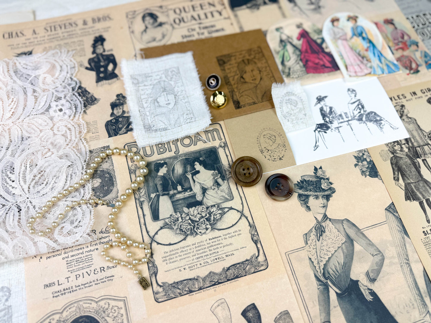 Fashion Ephemera Kit - Concordia Style Boutique
