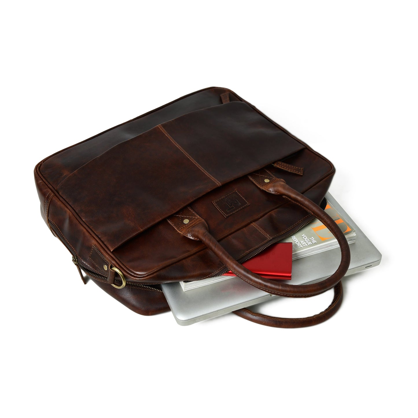 Crimson Contemporary Briefcase - Concordia Style Boutique