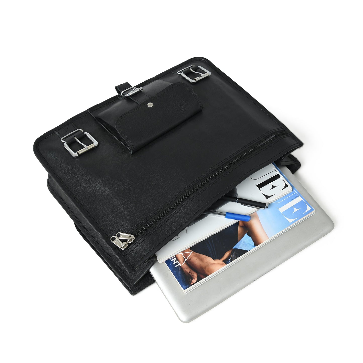 Shadow Silver Black Messenger Bag - Concordia Style Boutique