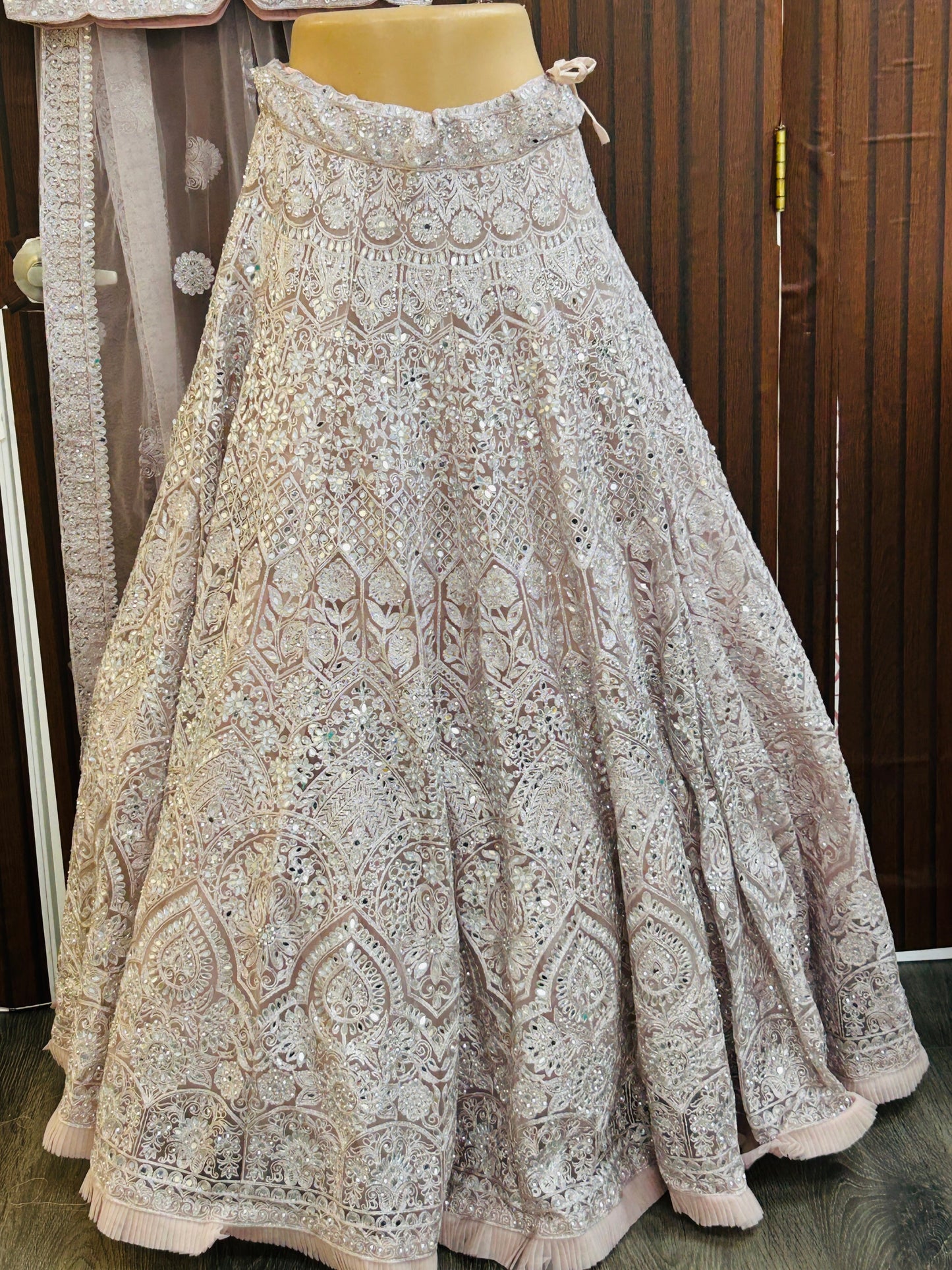 Blush pink lehenga Choli set