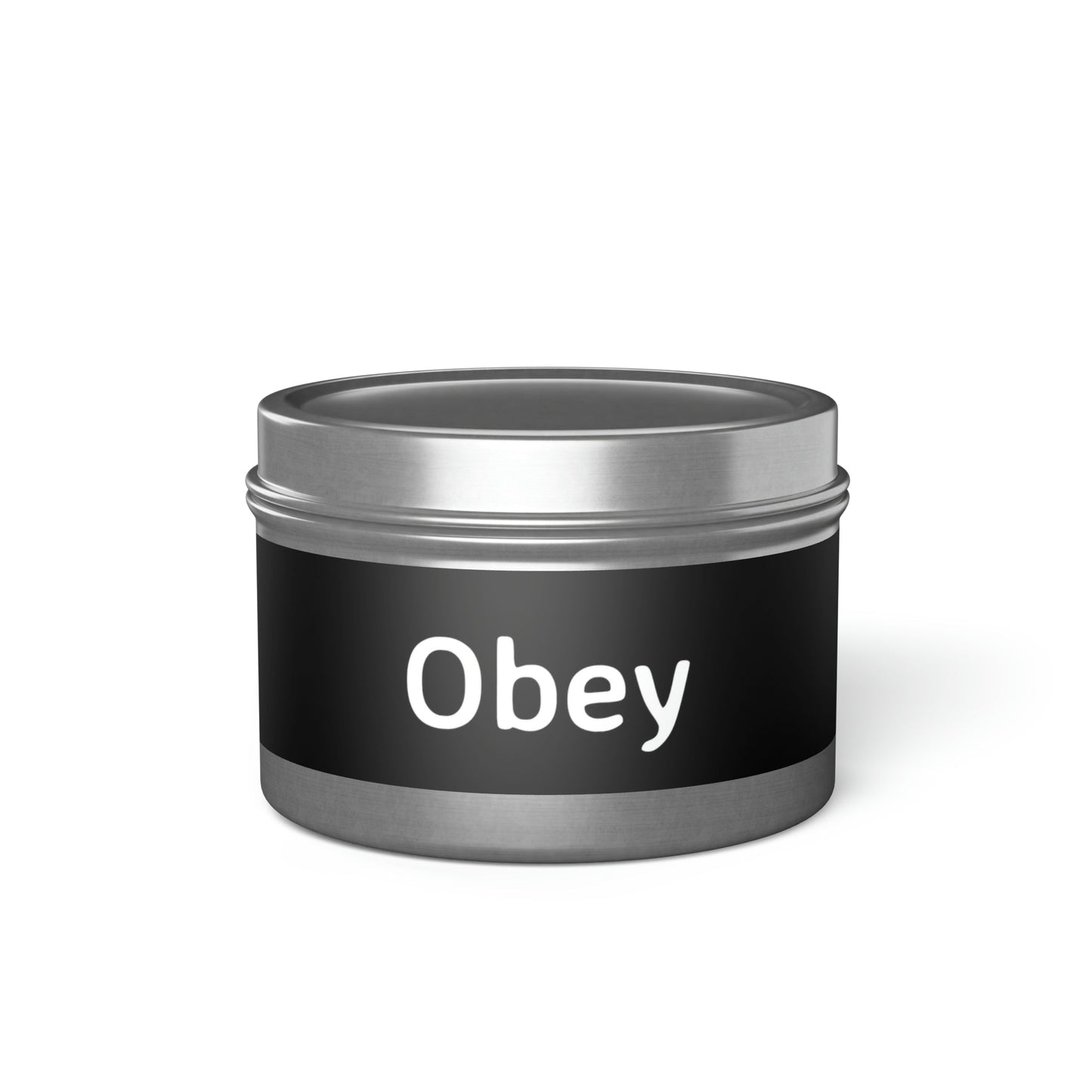 Tin Candle - Obey - Premium Tin Candle from Printify - Just $9.33! Shop now at Concordia Style Boutique