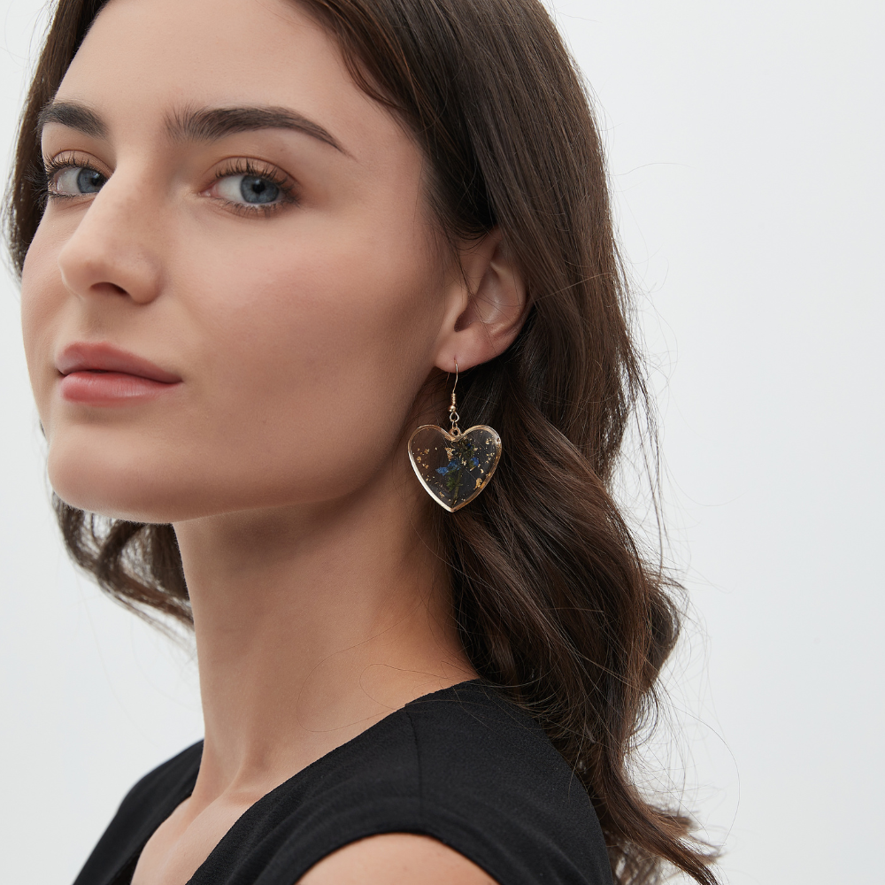 BLOSSOM HEART EARRINGS (PAIR) - Concordia Style Boutique