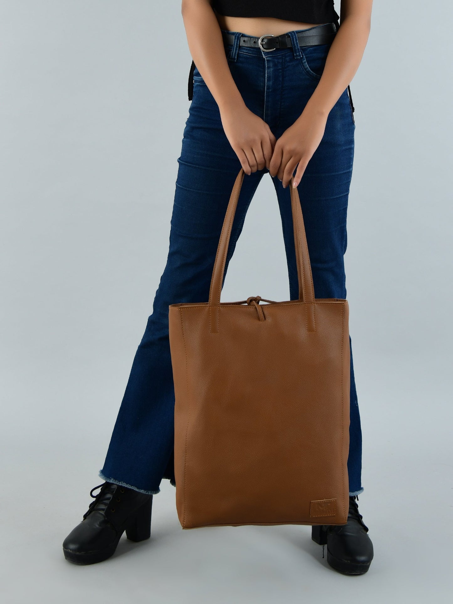 Café Chic Women's Leather Tote Bag - Concordia Style Boutique