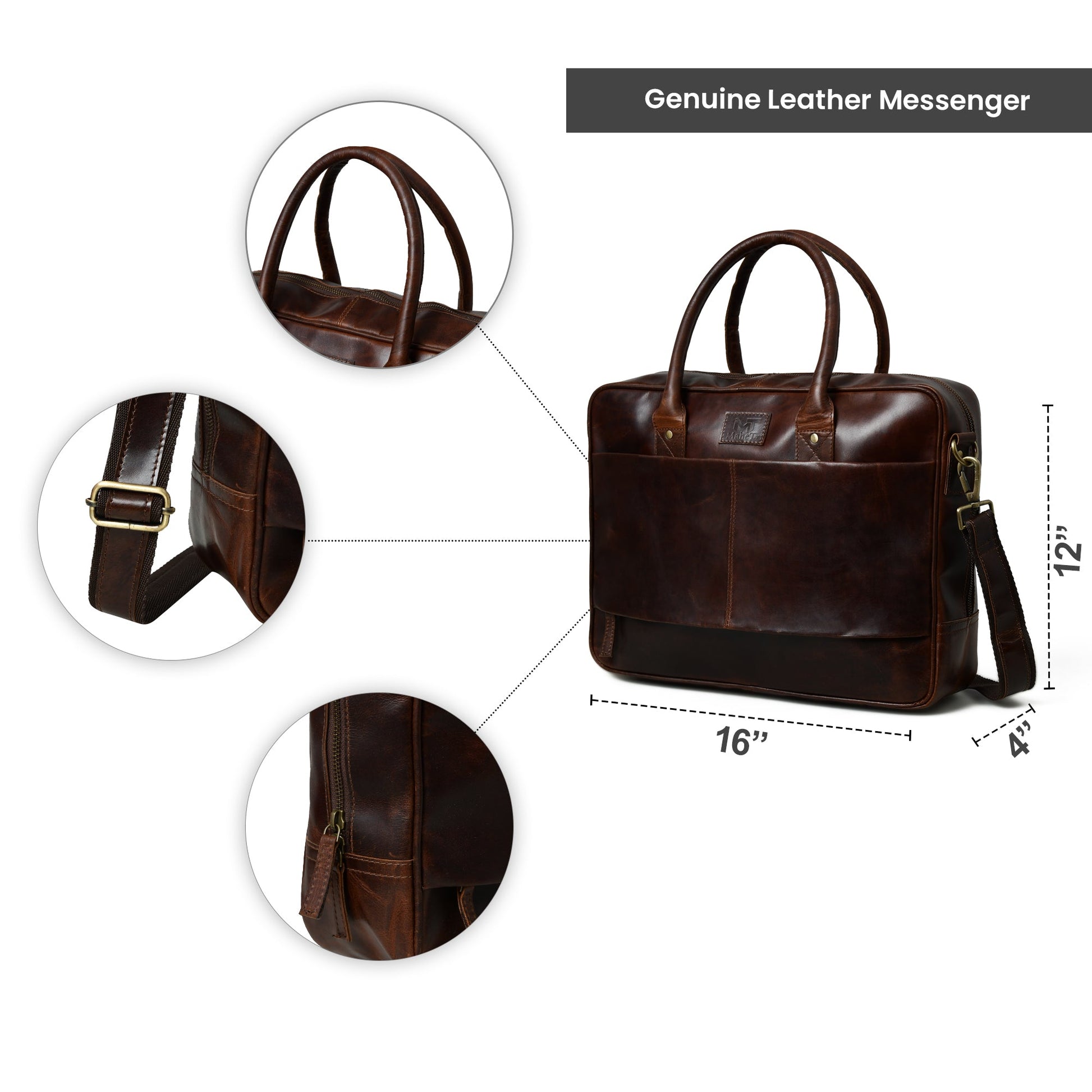 Crimson Contemporary Briefcase - Concordia Style Boutique