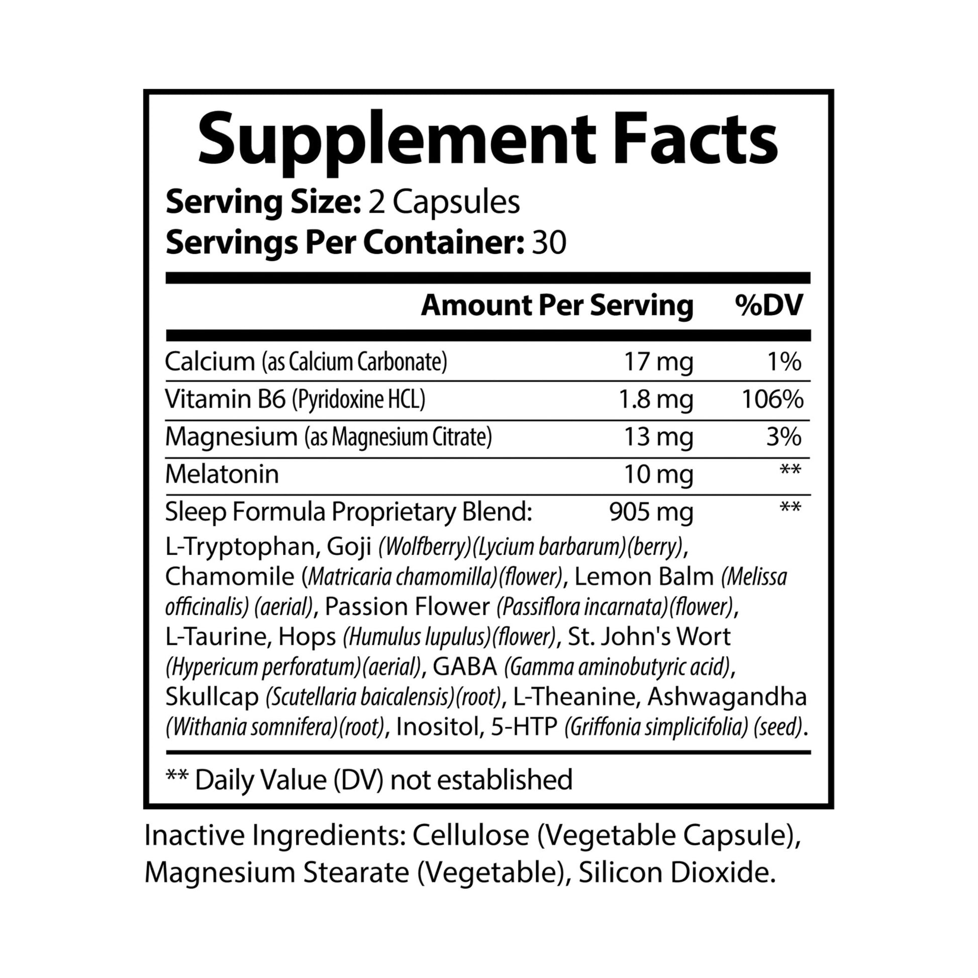 "Stay Asleep" - Sleep Supplement (60 Capsules) - Premium Food Supplements from Concordia Style Boutique - Just $17.57! Shop now at Concordia Style Boutique