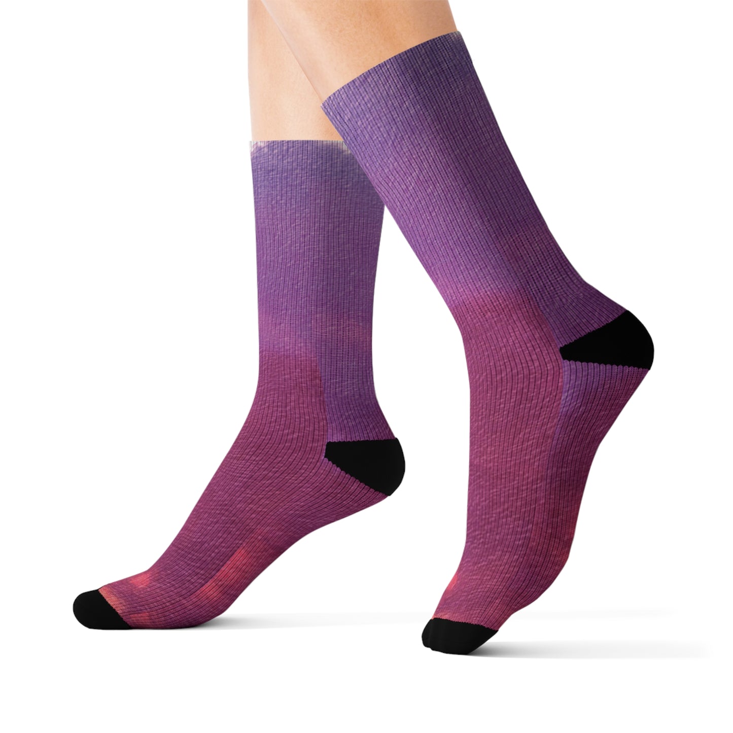 Sublimation Socks - "Pink" - Premium socks from Concordia Style Boutique - Just $16.10! Shop now at Concordia Style Boutique