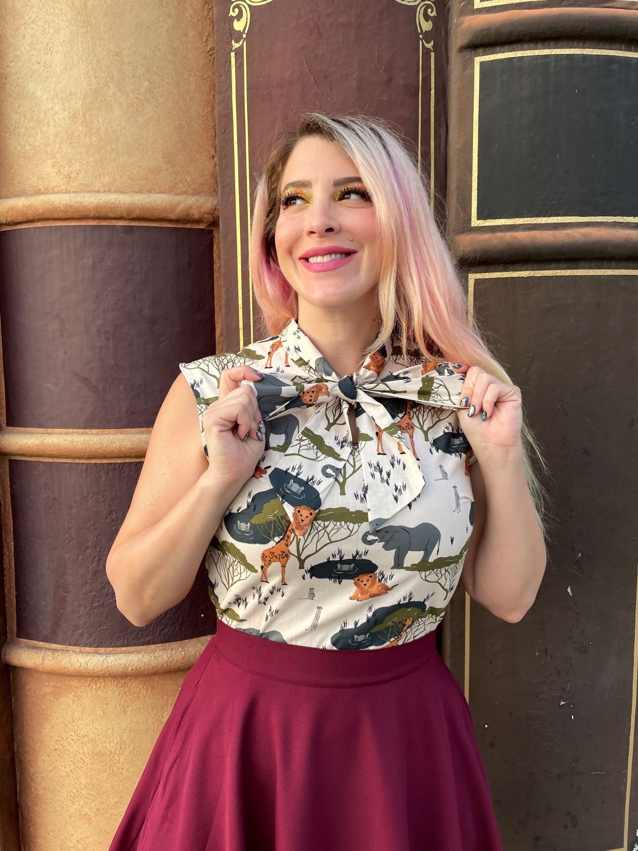 Safari Bow Top - Concordia Style Boutique