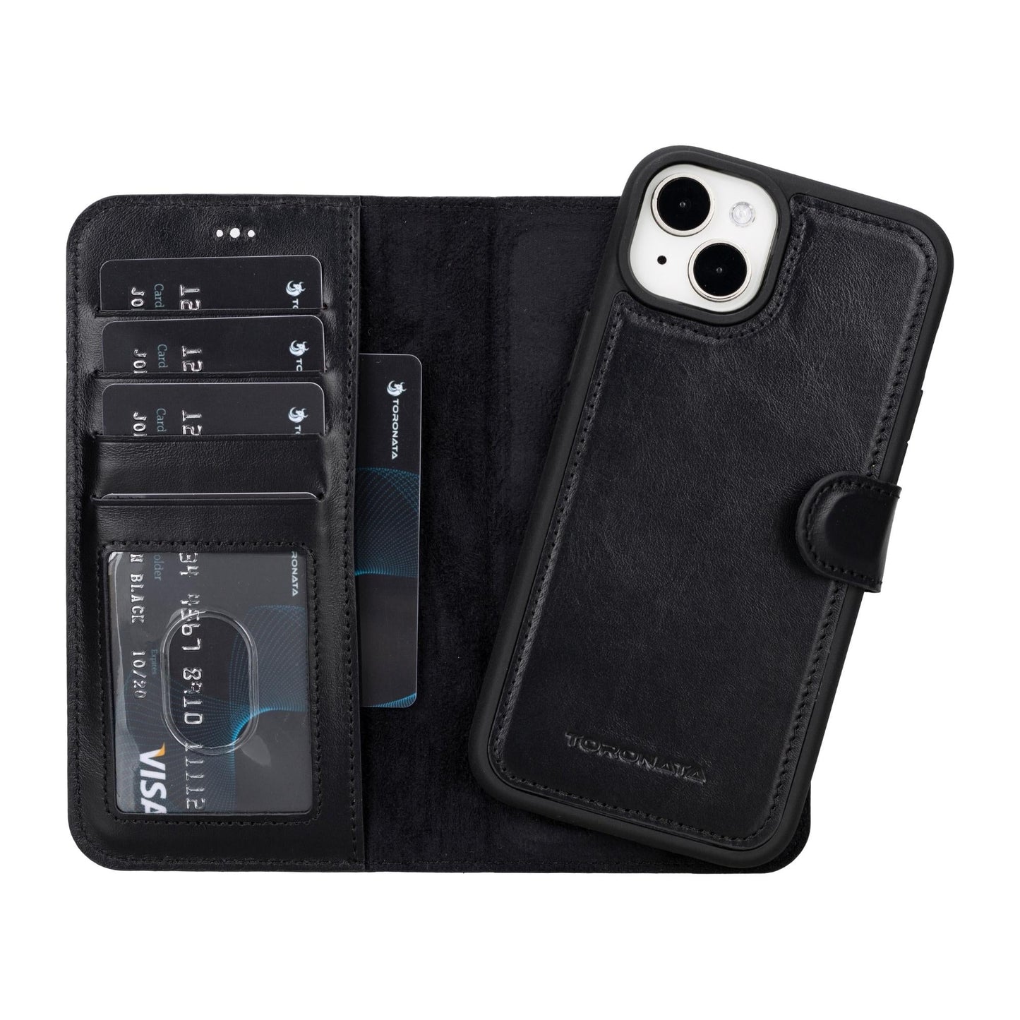 Casper iPhone 14 Series Detachable Leather Wallet Case - Concordia Style Boutique