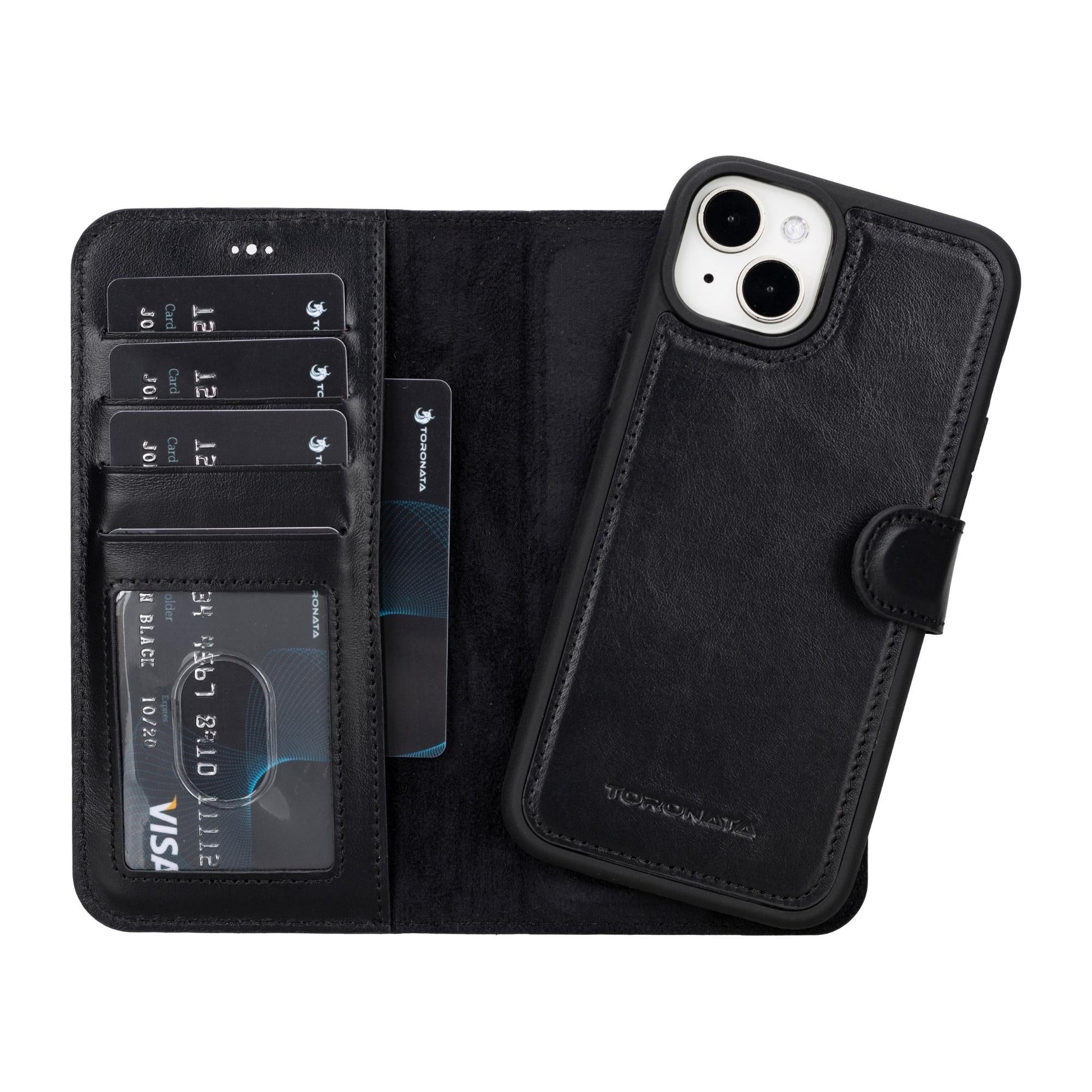 Casper iPhone 14 Series Detachable Leather Wallet Case - Concordia Style Boutique