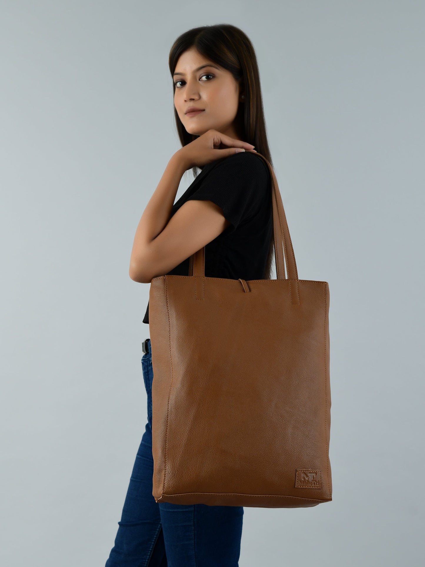 Café Chic Women's Leather Tote Bag - Concordia Style Boutique