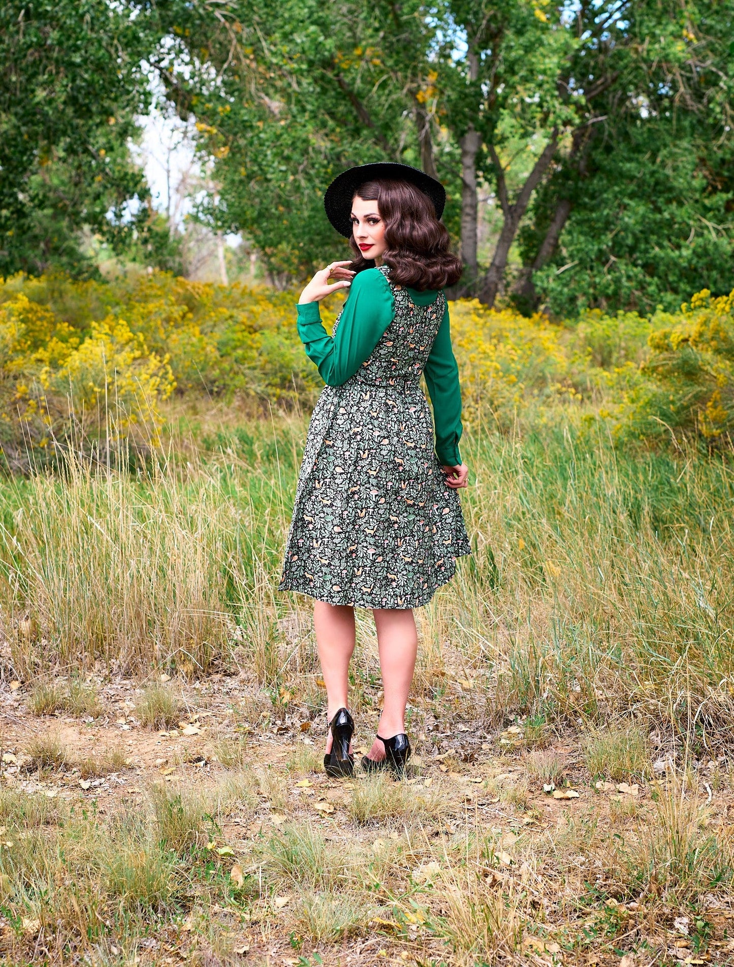 Foxy Fit & Flare Dress - XS only, 1 left! - Concordia Style Boutique