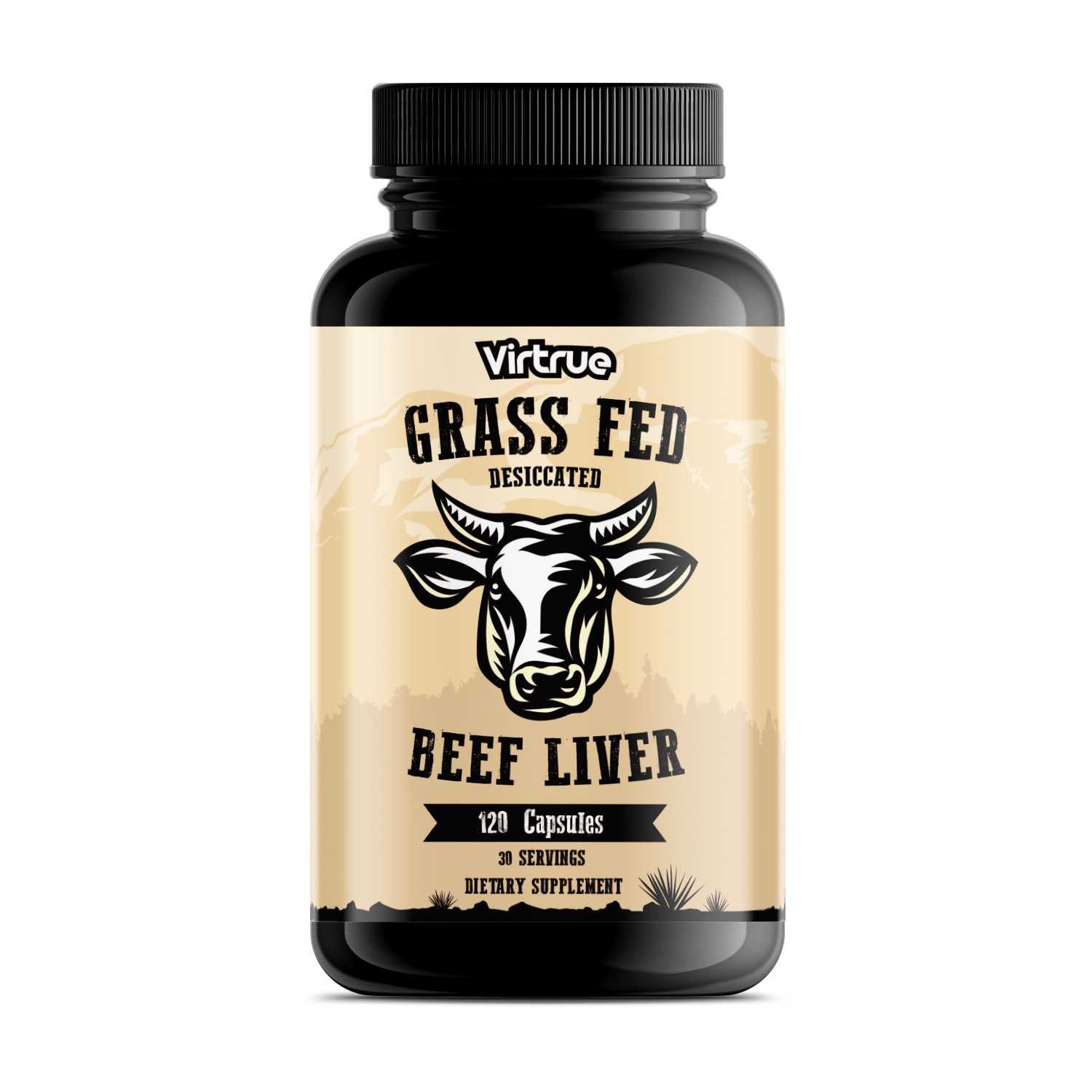 Grass Fed Desiccated Beef Liver Capsules - Concordia Style Boutique