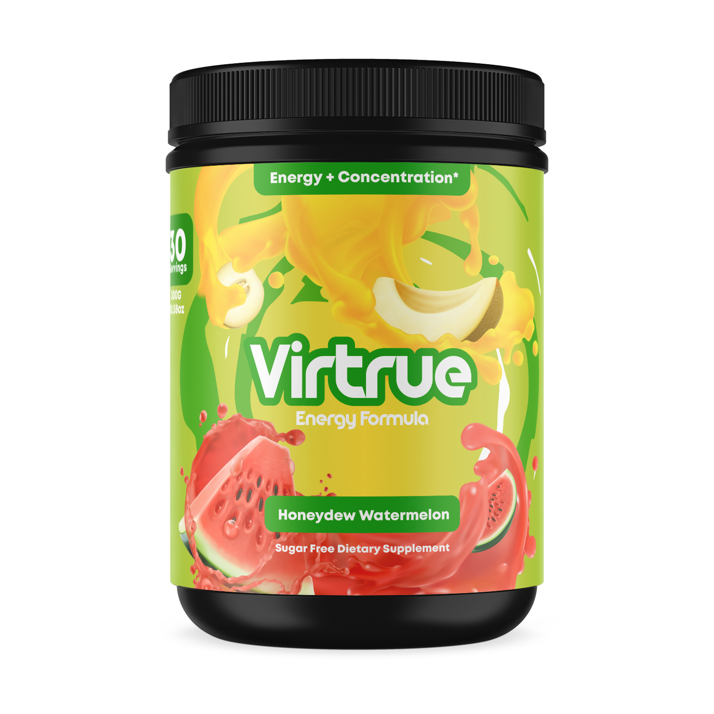Watermelon Pre-Workout Energy Powder + Focus Boost & Hydration | Sugar Free - Concordia Style Boutique