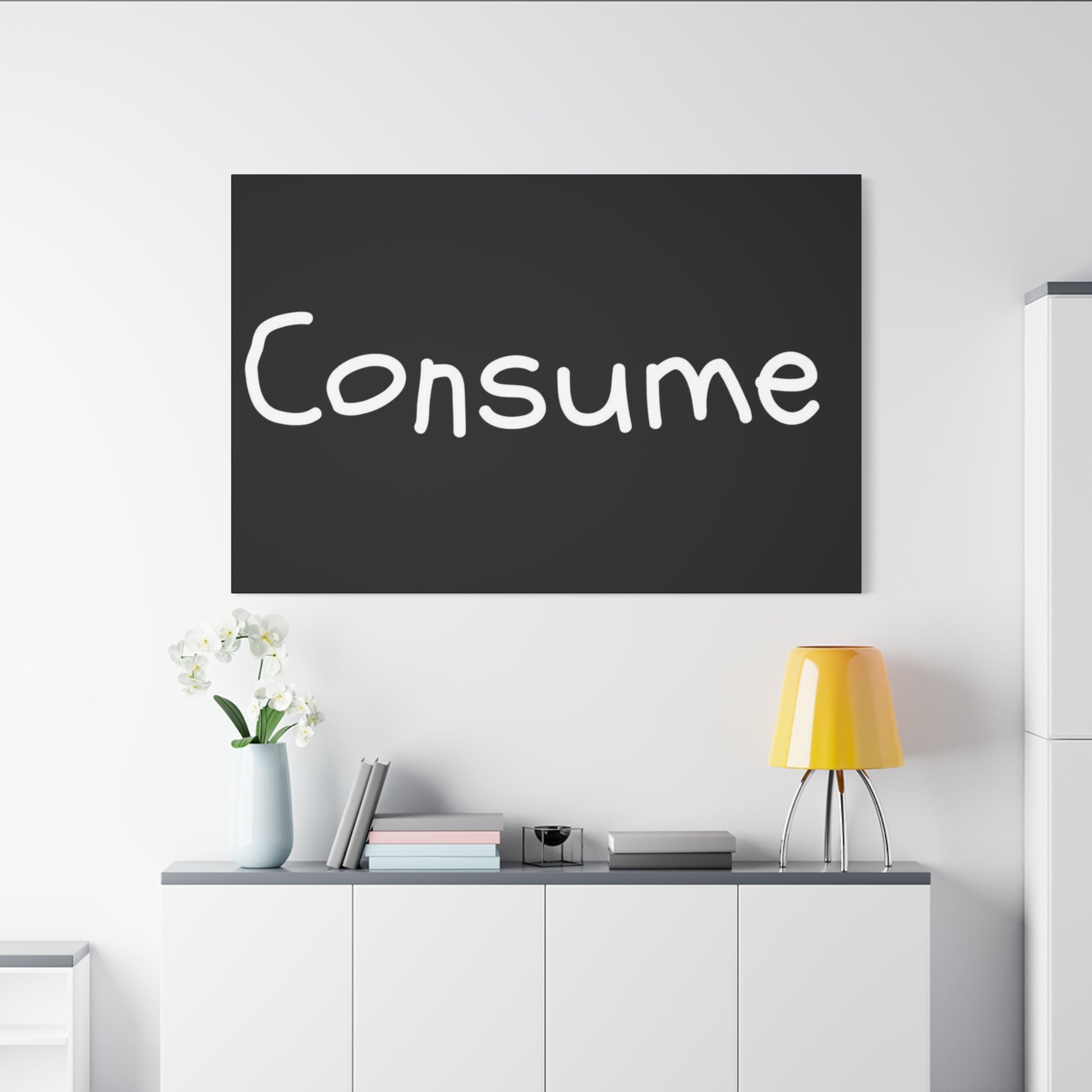 Classic Canvas -"Consume" - Premium Canvas from Concordia Style Boutique - Just $26.40! Shop now at Concordia Style Boutique