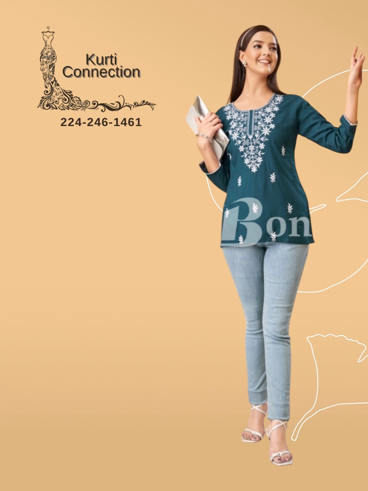 Aisha: short Kurti