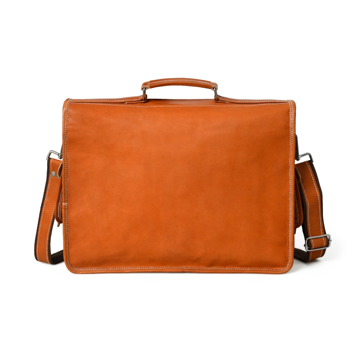 Ginger Grip Leather Briefcase - Concordia Style Boutique