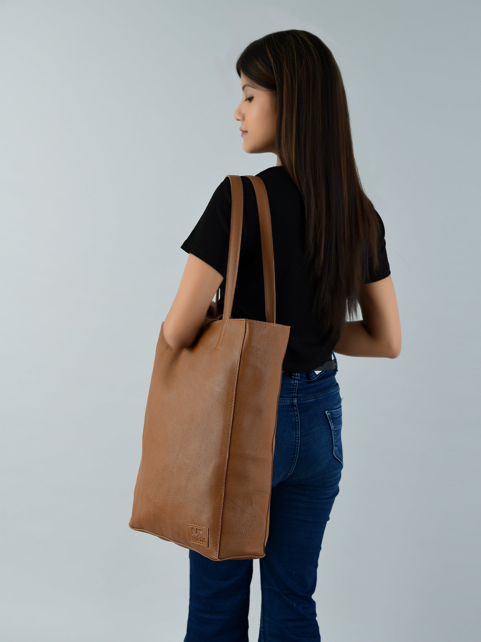 Café Chic Women's Leather Tote Bag - Concordia Style Boutique